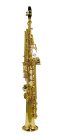 SE-700-L Stewart Ellis Pro Series soprano sax, Pisoni pads, yellow brass lacquer, with soft case