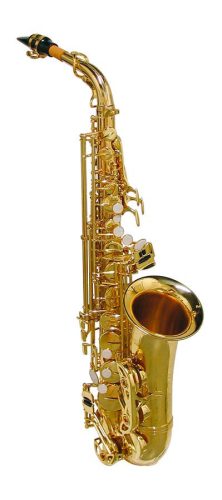 SE-710-L Stewart Ellis Pro Series alto sax, Pisoni pads, yellow brass lacquer, with soft case