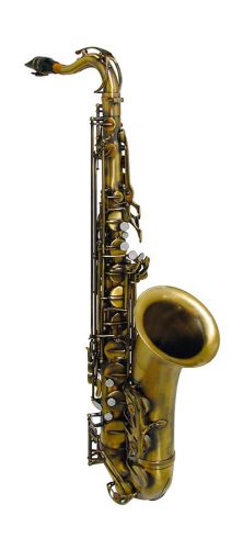 SE-720-ALB Stewart Ellis Pro Series tenor sax, Pisoni pads, antique light bronze, with soft case