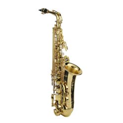   SE-910-L Stewart Ellis Elite Series alto sax, Pisoni pads, yellow brass lacquer, with soft case