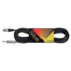   SEB-600-S Sebastian  speaker cable black, 7,5 meter, xlr female - 6.3mm jack, large housing