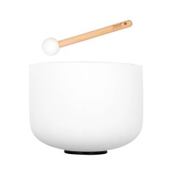   SECF10D Sela  quartz crystal singing bowl 10" 440Hz D, with mallet and silicone ring