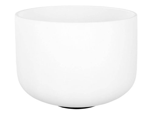 SECF10D Sela  quartz crystal singing bowl 10" 440Hz D, with mallet and silicone ring