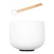SECF9A Sela  quartz crystal singing bowl 9" 440Hz A, with mallet and silicone ring