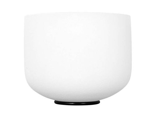 SECF9A Sela  quartz crystal singing bowl 9" 440Hz A, with mallet and silicone ring