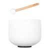 SECF9A Sela  quartz crystal singing bowl 9" 440Hz A, with mallet and silicone ring