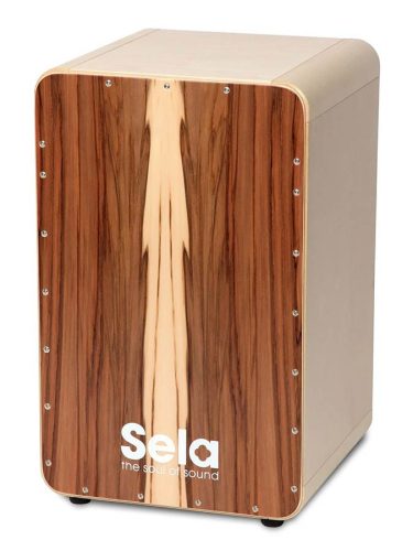 SEL002A Sela  cajon CaSela, satin nut