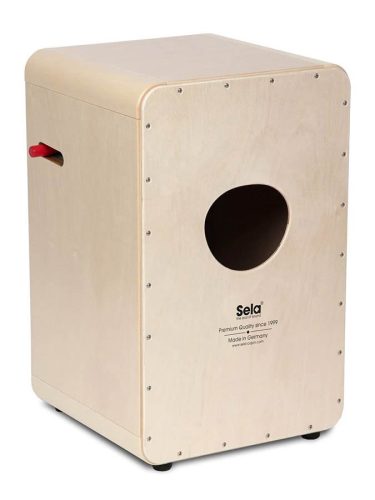 Sela SEL010 CaSela Pro Cajon – Satin Nut, mit Snare On/Off Mechanismus, Made in Germany