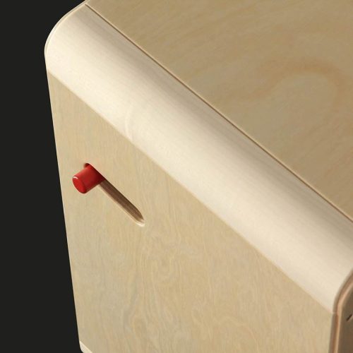 Sela SEL010 CaSela Pro Cajon – Satin Nut, mit Snare On/Off Mechanismus, Made in Germany