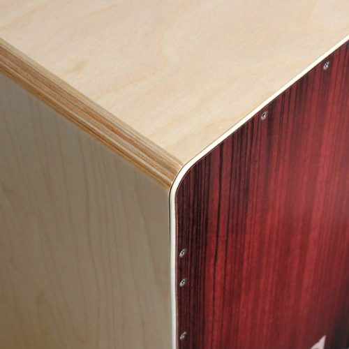 Sela SEL050 Varios Cajon – Rot, mit abnehmbarem Snare-System, Made in Germany