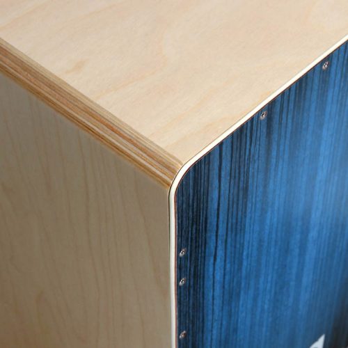 Sela SEL052 Varios Cajon – Blau, mit abnehmbarem Snare-System, Made in Germany