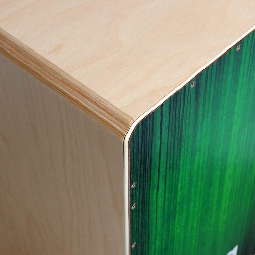 Sela SEL053 Varios Cajon – Grün, mit abnehmbarem Snare-System, Made in Germany