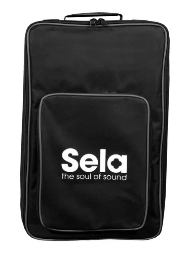 Sela SEL090 Cajon Rucksack – wasserabweisend, gepolstert, mit Zubehörfach, für Cajons bis 50 x 30 x 30 cm