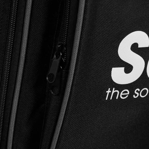 Sela SEL090 Cajon Rucksack – wasserabweisend, gepolstert, mit Zubehörfach, für Cajons bis 50 x 30 x 30 cm