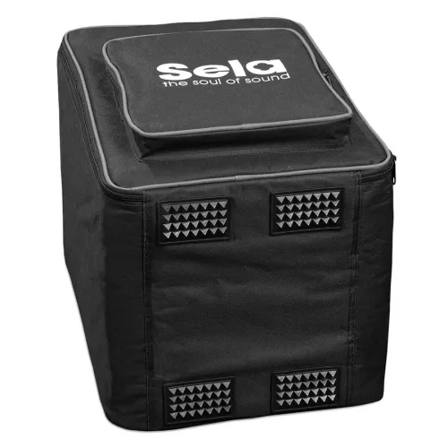 Sela SEL090 Cajon Rucksack – wasserabweisend, gepolstert, mit Zubehörfach, für Cajons bis 50 x 30 x 30 cm