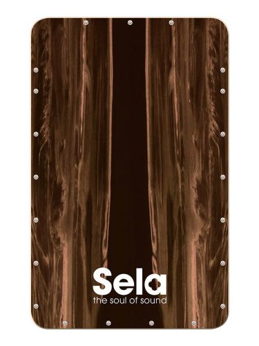 Sela SEL105 CaSela Cajon – Dark Nut, mit abnehmbarem Snare-System, Made in Germany