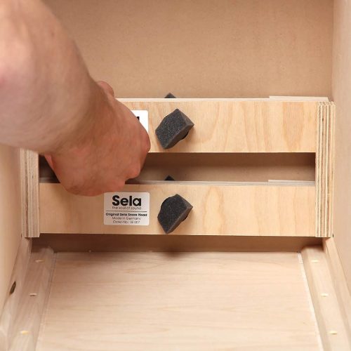 Sela SEL105 CaSela Cajon – Dark Nut, mit abnehmbarem Snare-System, Made in Germany