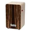 SEL106 Sela  cajon CaSela Pro, with snare on/off mechanism, dark nut