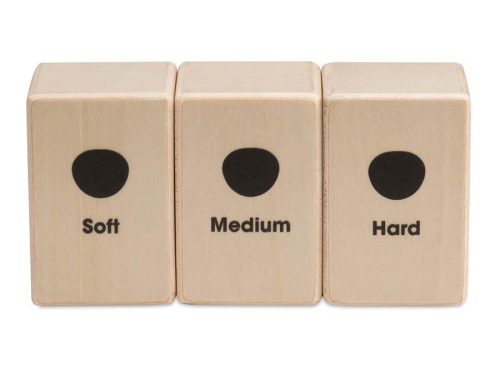 Sela SEL108 Mini Cajon Shaker Set – soft, medium, hard – lemn de mesteacăn, fabricat în Germania