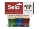 SEL108 Sela  mini cajon shaker set (soft, medium, hard)