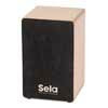 Sela SEL118 Primera Cajon – schwarz, Birke-Spielplatte, verstellbarer Snare, Made in Germany
