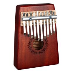 SEL242 Sela  kalimba 'Mahogany 10' red