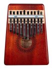 SEL242 Sela  kalimba 'Mahogany 10' red