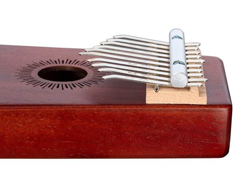SEL242 Sela  kalimba 'Mahogany 10' red