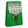 SEL243 Sela  kalimba 'Mahogany 10' green