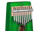 SEL243 Sela  kalimba 'Mahogany 10' green