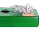 SEL243 Sela  kalimba 'Mahogany 10' green