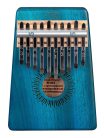 SEL244 Sela  kalimba 'Mahogany 10' blue