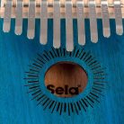 SEL244 Sela  kalimba 'Mahogany 10' blue