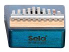 SEL244 Sela  kalimba 'Mahogany 10' blue