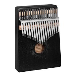 SEL246 Sela  kalimba 'Mahogany 17' black