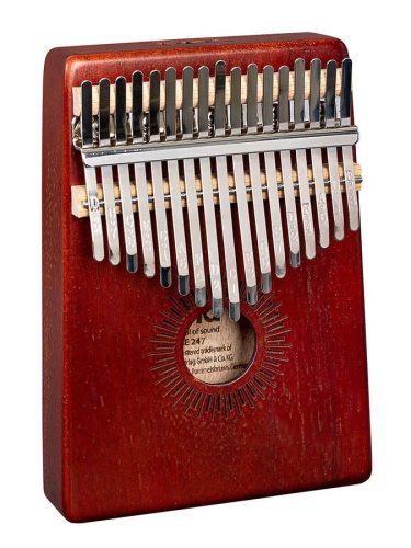 SEL247 Sela  kalimba 'Mahogany 17' red