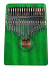 SEL248 Sela  kalimba 'Mahogany 17' green