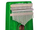 SEL248 Sela  kalimba 'Mahogany 17' green