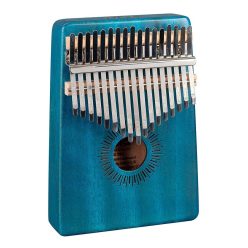 SEL249 Sela  kalimba 'Mahogany 17' blue