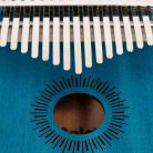 SEL249 Sela  kalimba 'Mahogany 17' blue