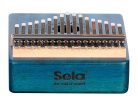 SEL249 Sela  kalimba 'Mahogany 17' blue