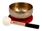 SEL261 Sela  brass singing bowl 15cm, with mallet - felt ring - cotton bag