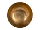 SEL261 Sela  brass singing bowl 15cm, with mallet - felt ring - cotton bag