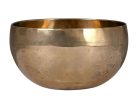 SEL261 Sela  brass singing bowl 15cm, with mallet - felt ring - cotton bag