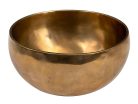 SEL262 Sela  brass singing bowl 17cm, with mallet - felt ring - cotton bag