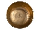 SEL264 Sela  brass singing bowl 22cm, with mallet - felt ring - cotton bag