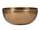 SEL264 Sela  brass singing bowl 22cm, with mallet - felt ring - cotton bag