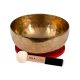 SEL265 Sela  brass singing bowl 26cm, with mallet - felt ring - cotton bag