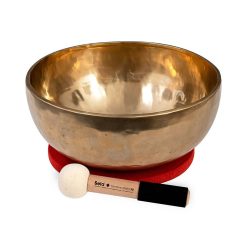   SEL266 Sela  brass singing bowl 29cm, with mallet - felt ring - cotton bag