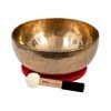 SEL266 Sela  brass singing bowl 29cm, with mallet - felt ring - cotton bag